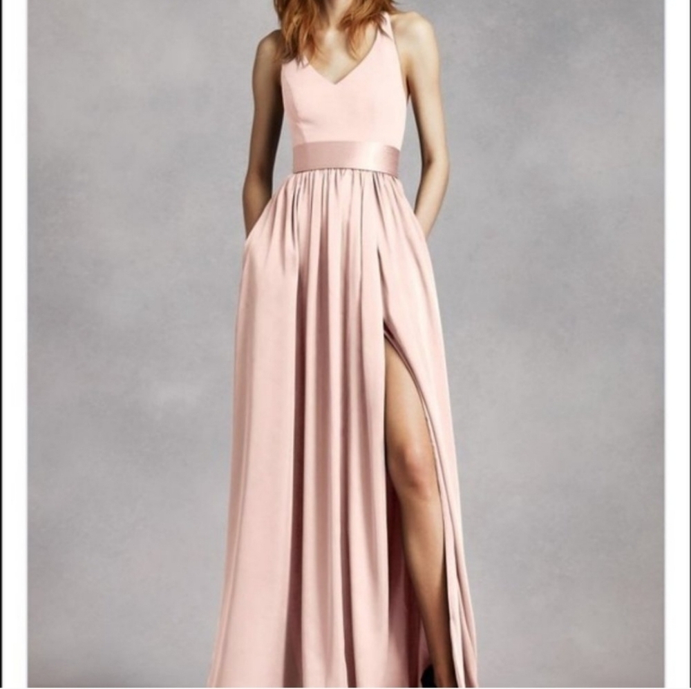 Vera Wang Bridesmaid Dress VW360214 Cream